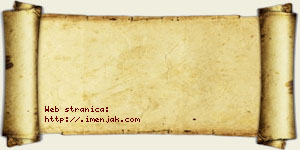 Jesenka Vulović vizit kartica